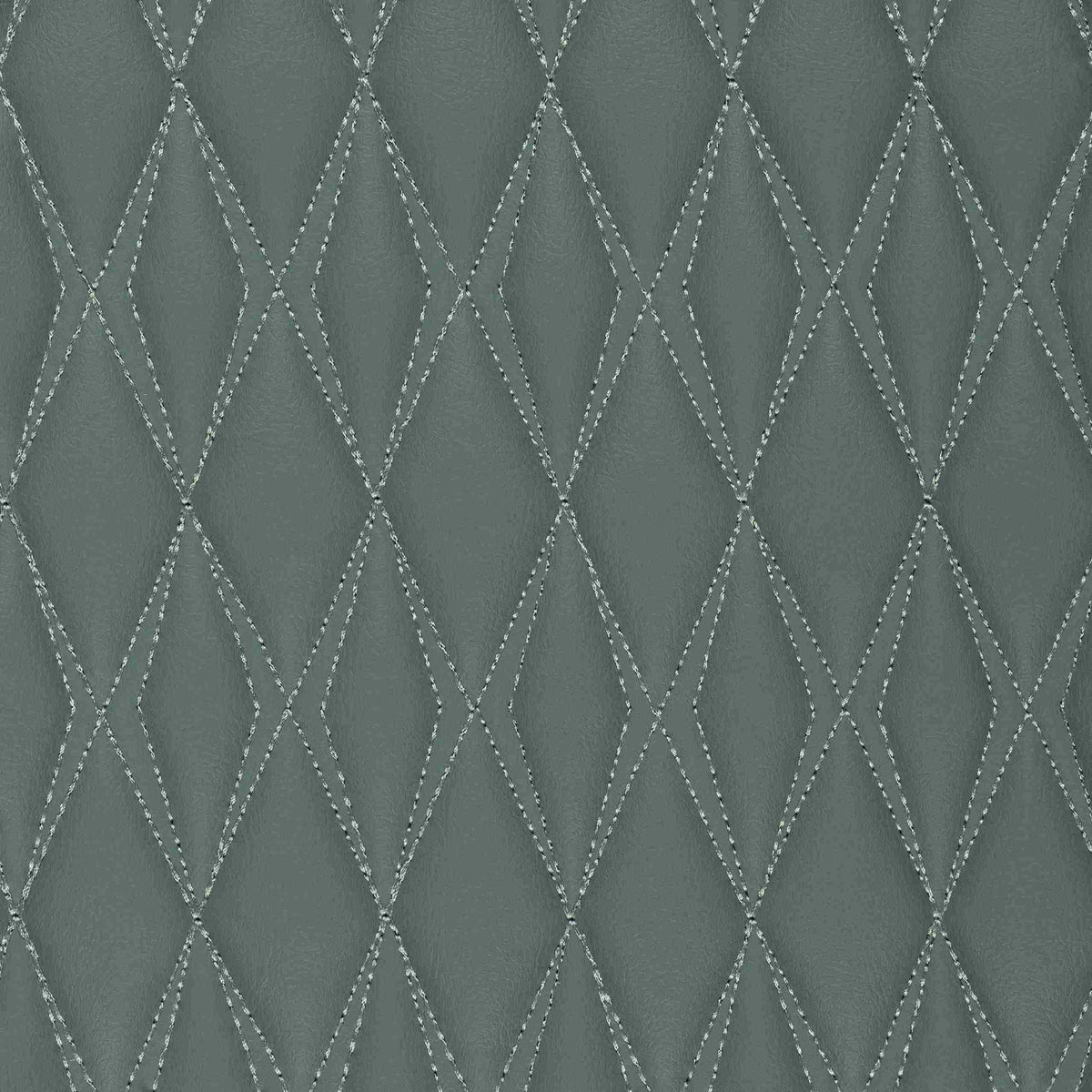 Tapis de Sol 3D sur Mesure Premium Luxus – Motif Double Losange Gris Sauge