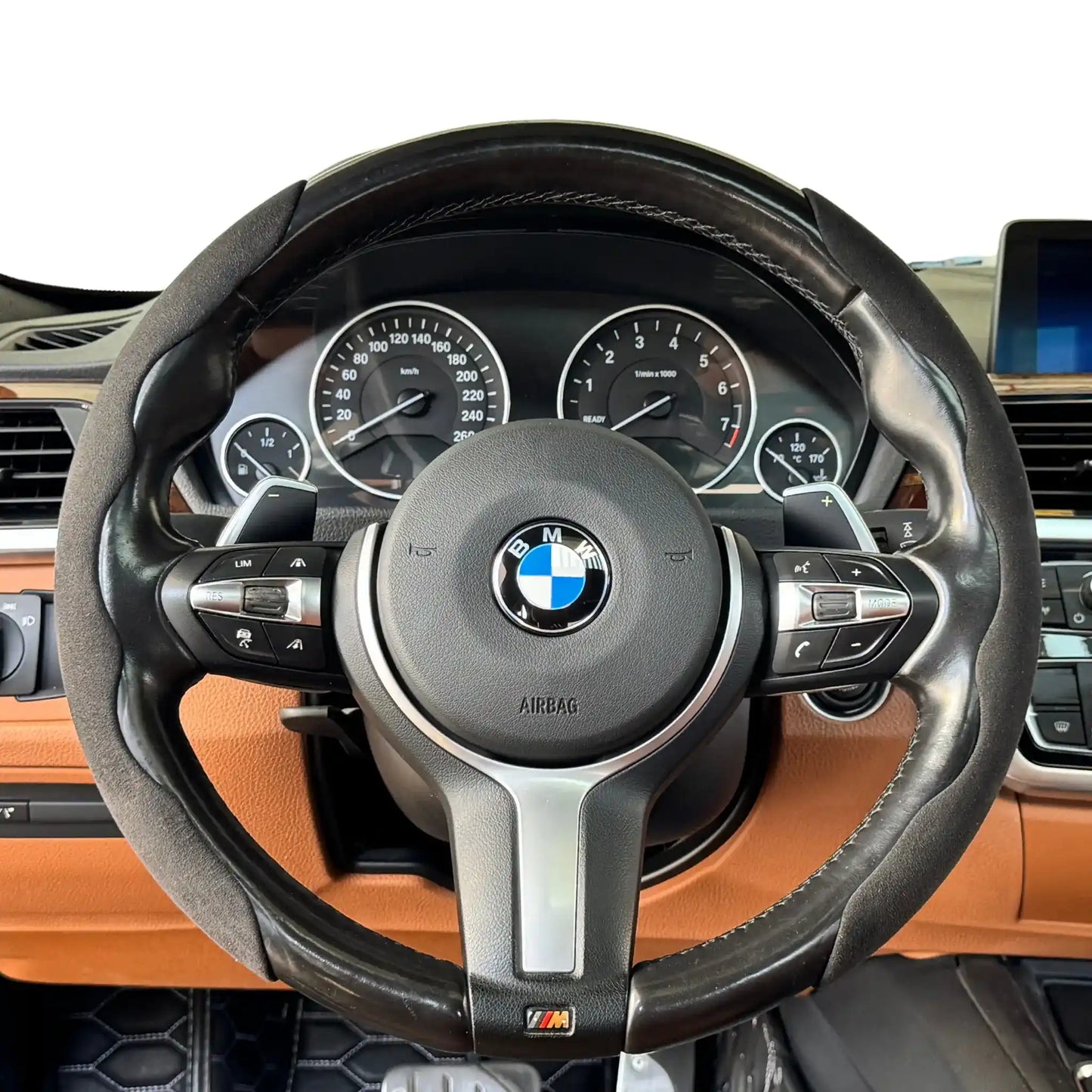 Housse de volant minimaliste en Alcantara – Grip classic noir