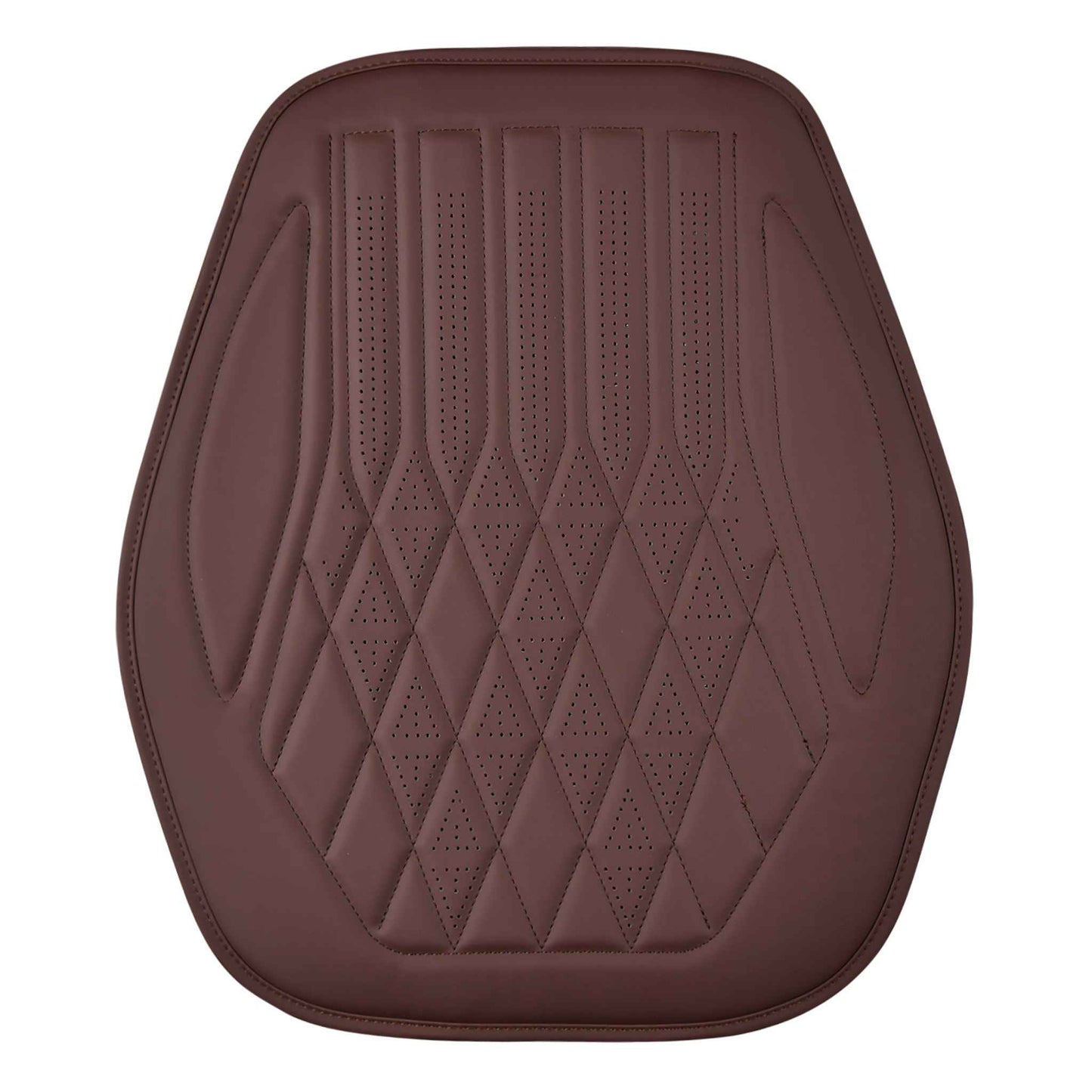 Luxus SeatSkin™ Housses de Siège sur Mesure en Similicuir – Motif Losange Beige Crème