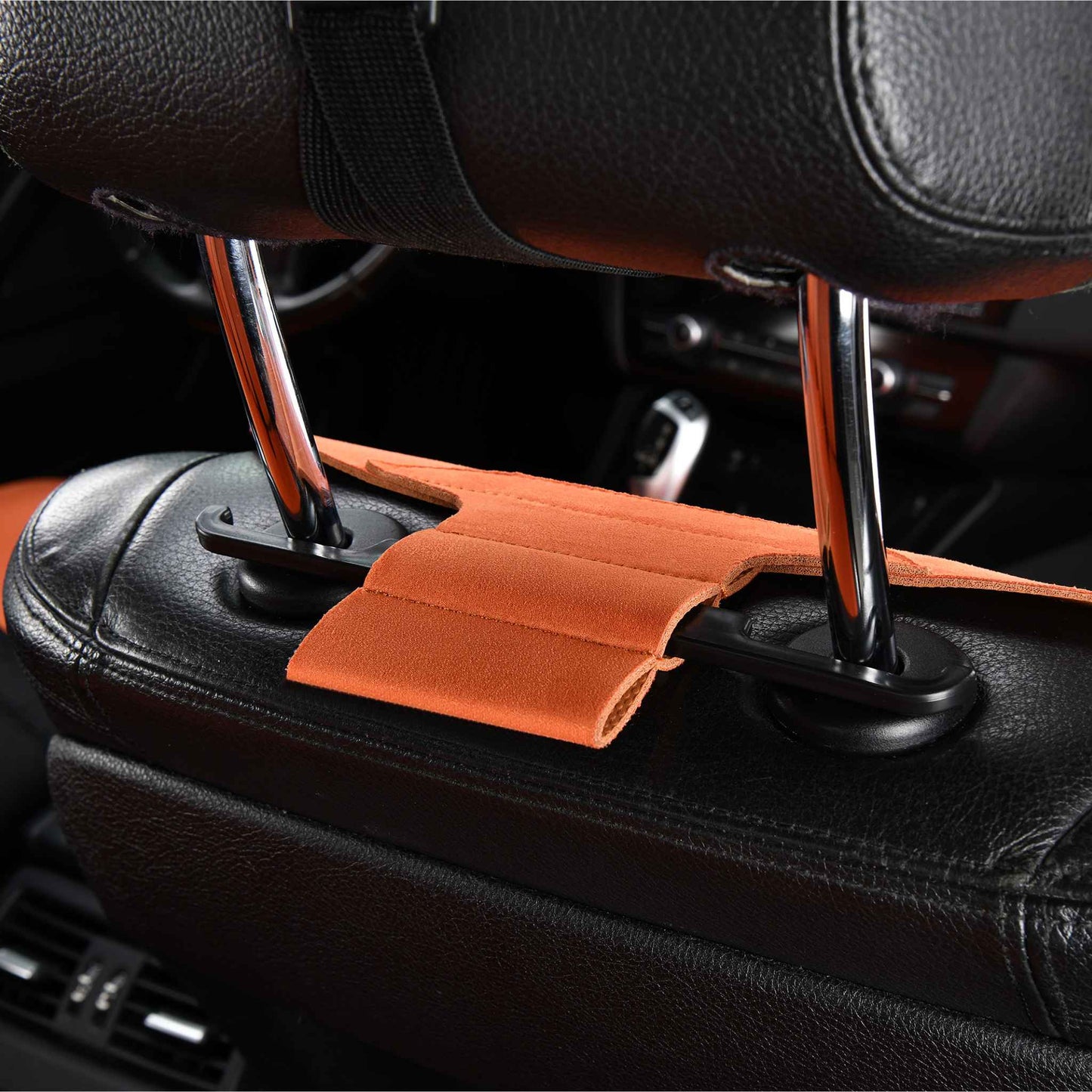 Luxus SeatSkin™ Housses de Siège sur Mesure en Suédine – Motif Losange Noir