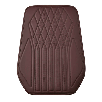 Luxus SeatSkin™ Housses de Siège sur Mesure en Similicuir – Motif Losange Beige Crème
