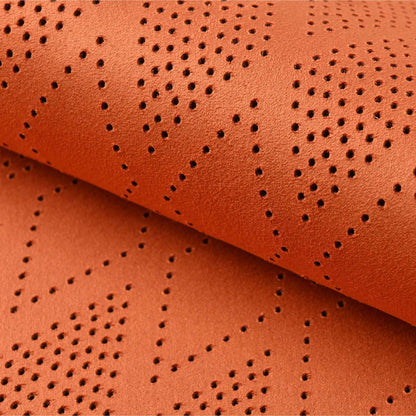 Luxus SeatSkin™ Housses de Siège sur Mesure en Suédine – Motif Losange Noir
