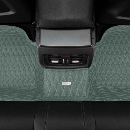 Tapis de Sol 3D sur Mesure Premium Luxus – Motif Double Losange Gris Sauge