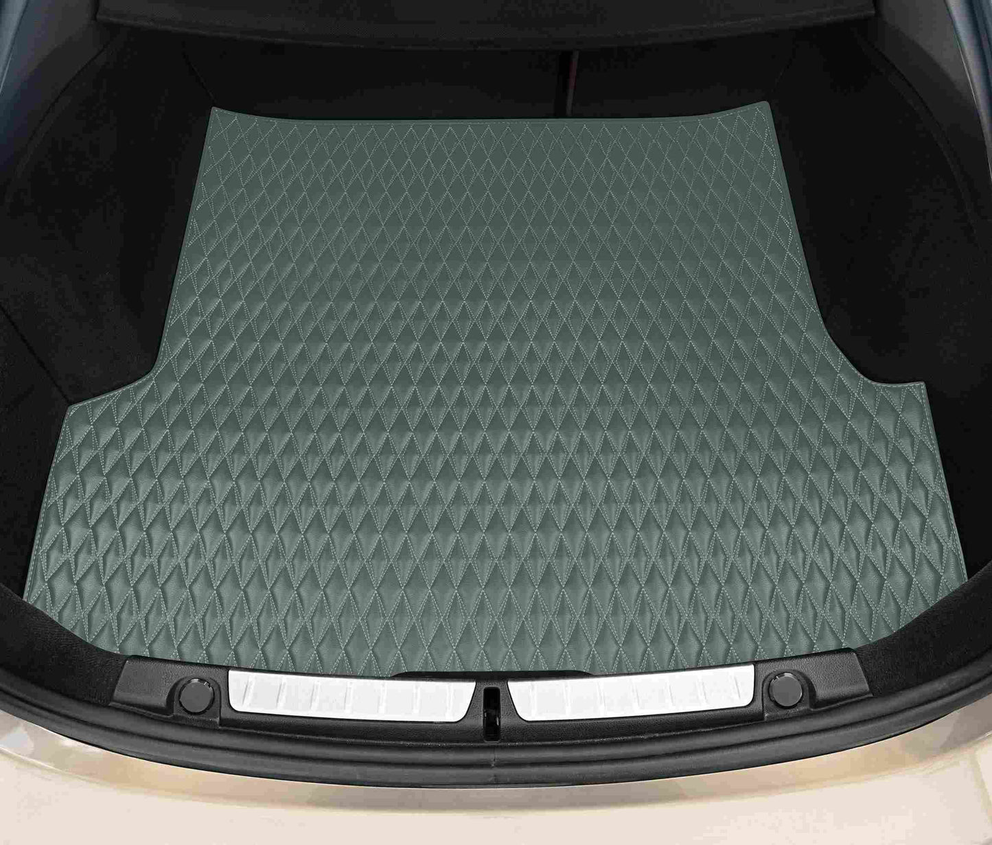 OFFERT: Tapis de coffre premium sur mesure | Motif double losange