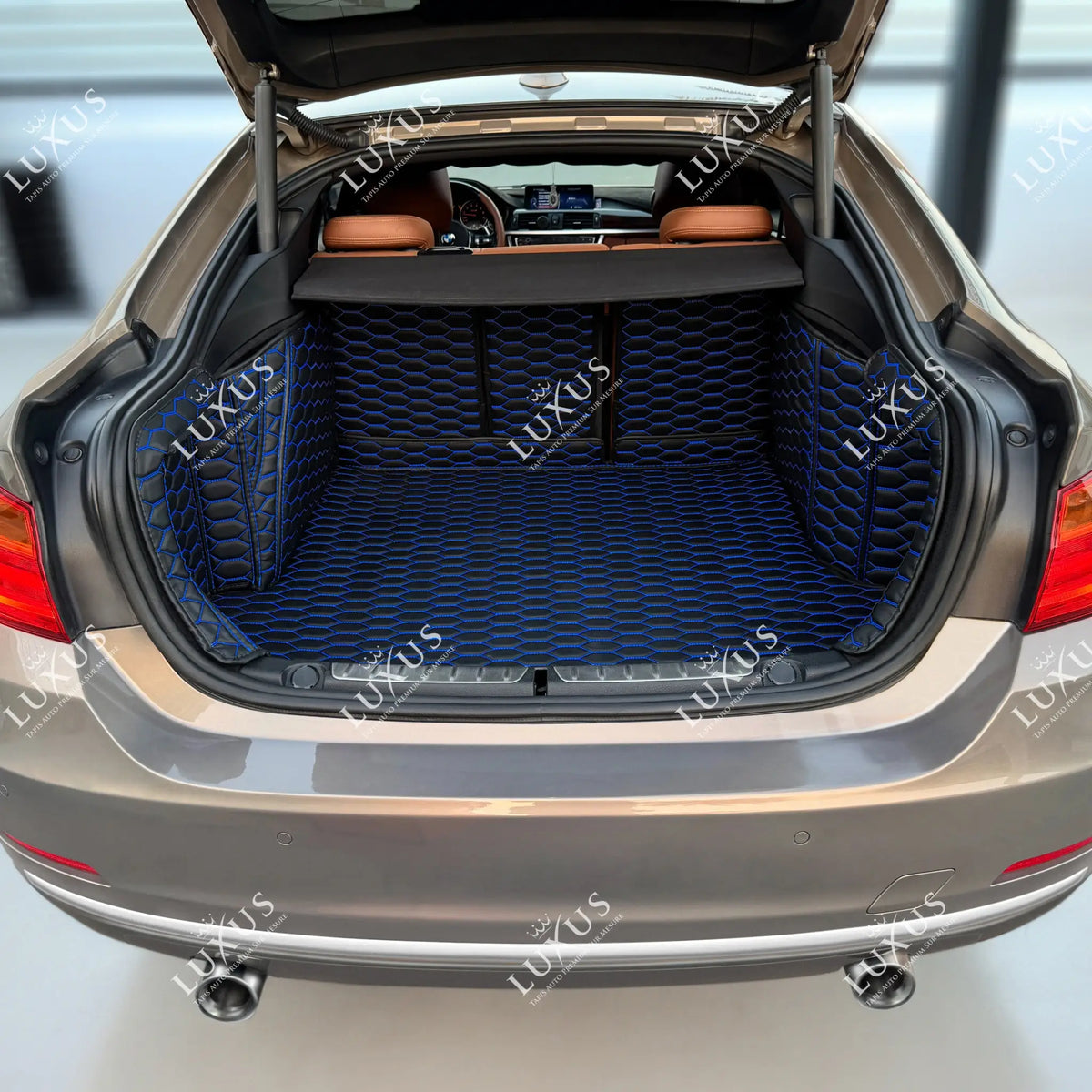 Tapis De Coffre 3D TPE Premium BMW X6 F16 2014-2019 – Bac Haut Antidérapant Imperméable Noir