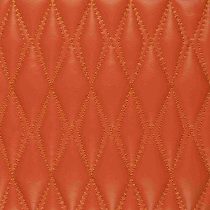 Tapis de Sol 3D sur Mesure Premium Luxus – Motif Double Losange Orange Ardent