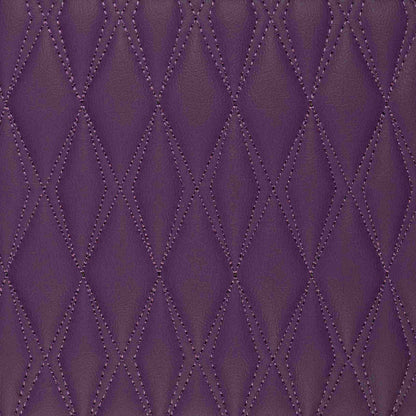 Tapis de Sol Premium Sur Mesure en 3D | Motif Double Losange | Violet Nocturne